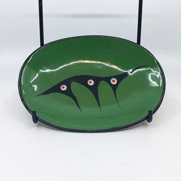 Oval Plate - Small, Green