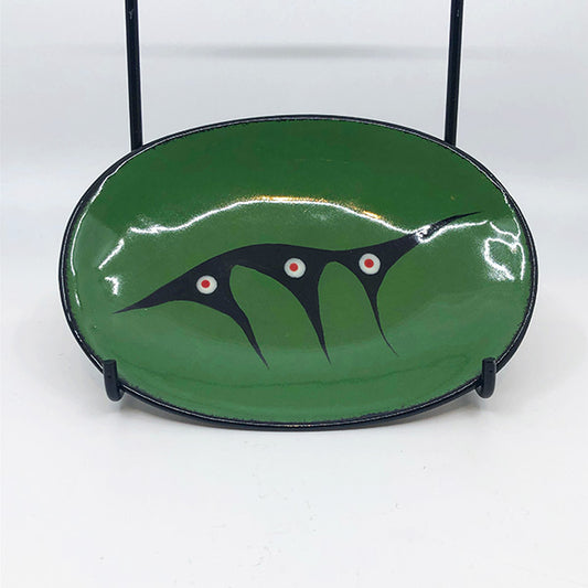 Oval Plate - Small, Green