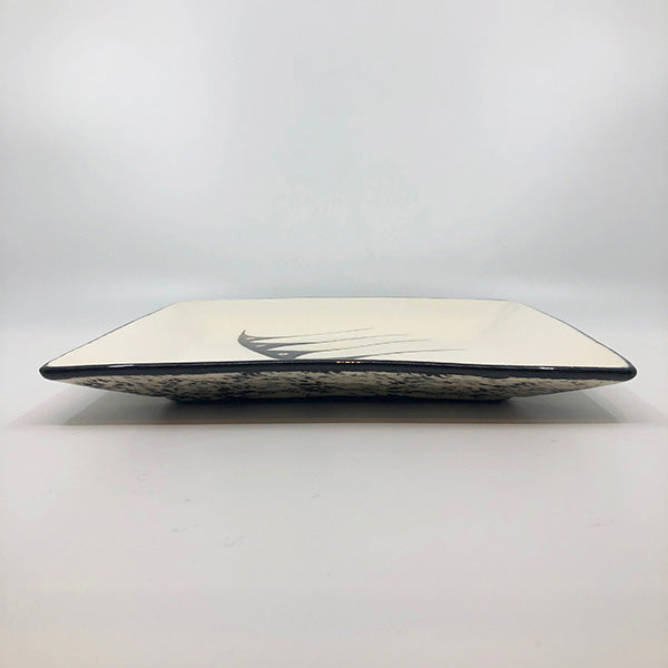 Square Plate - Small, White