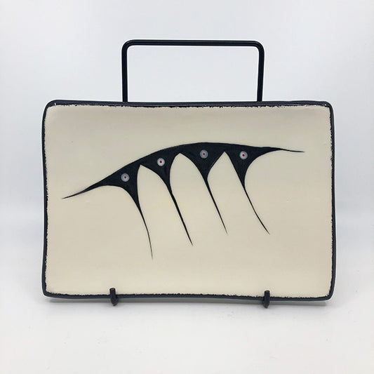 Rectangle Plate, White