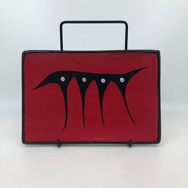 Rectangle Plate, Red