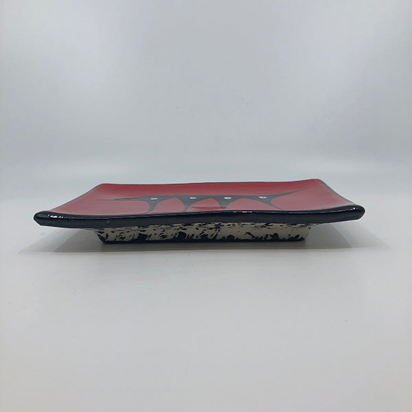 Rectangle Plate, Red