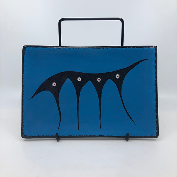 Rectangle Plate, Blue