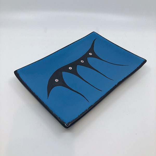 Rectangle Plate, Blue