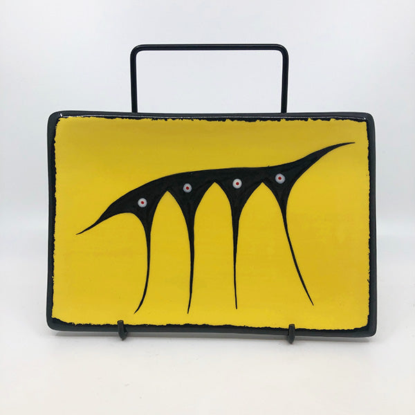 Rectangle Plate, Yellow