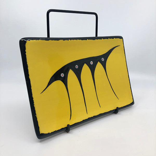 Rectangle Plate, Yellow