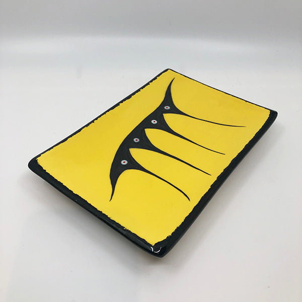 Rectangle Plate, Yellow