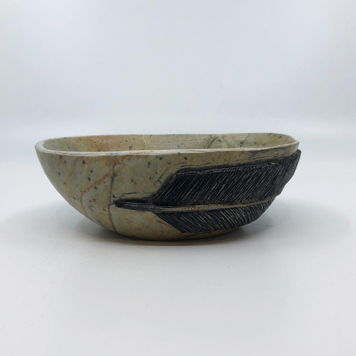 Feather Smudge Bowl