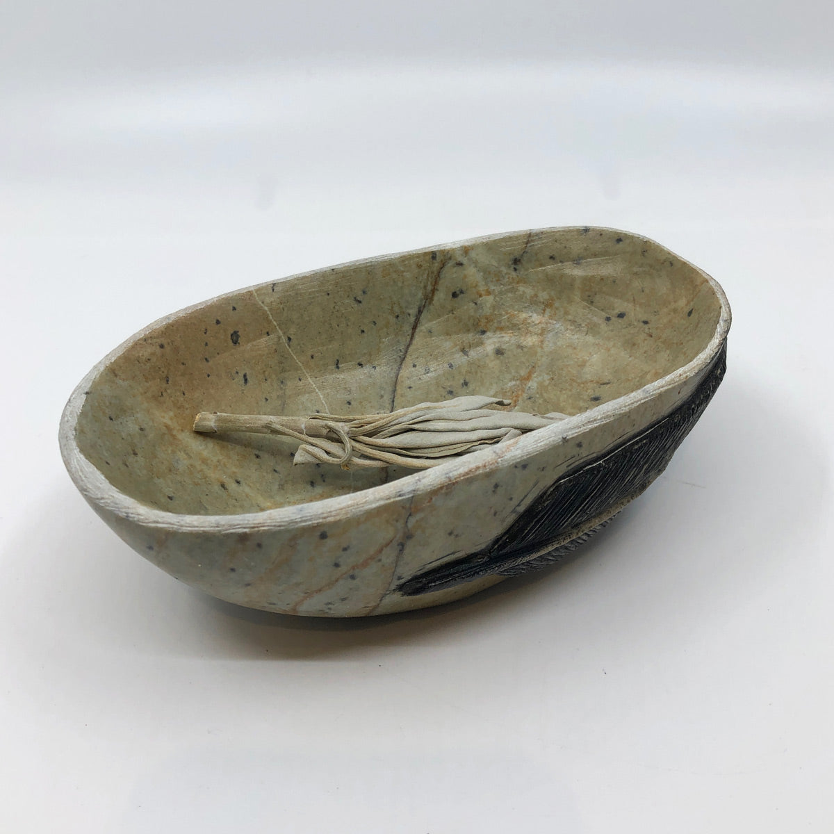 Feather Smudge Bowl