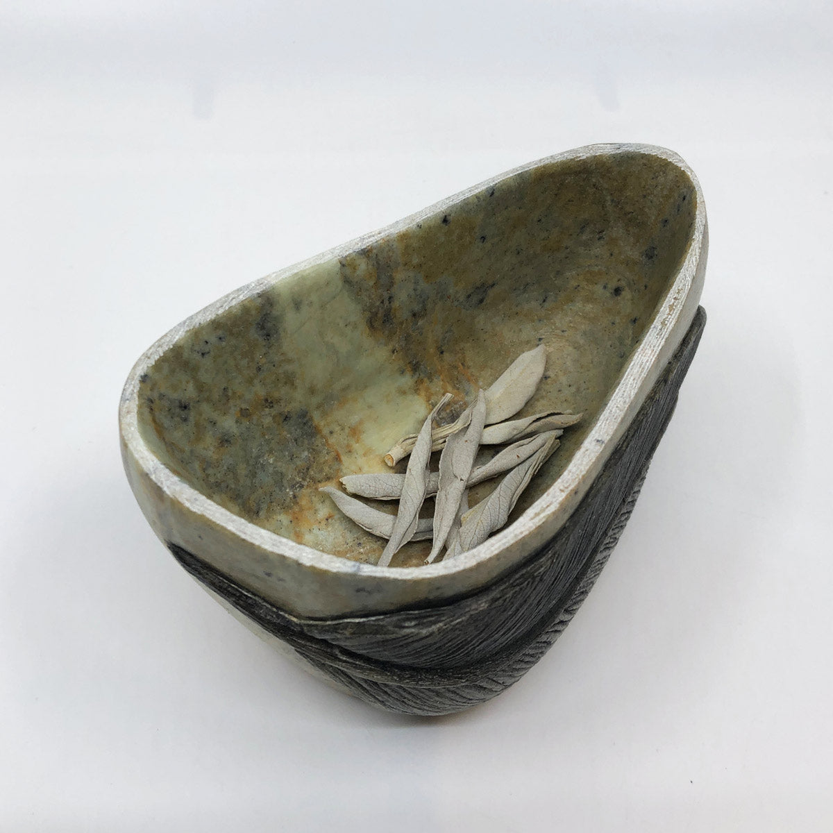Feather Smudge Bowl