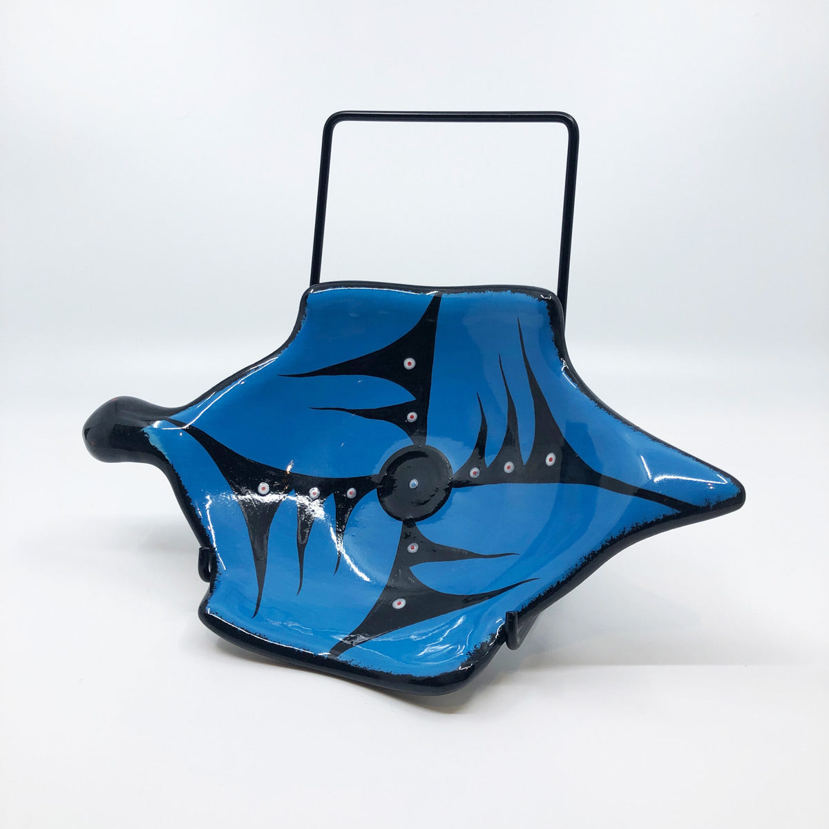 Turtle Dish, Blue