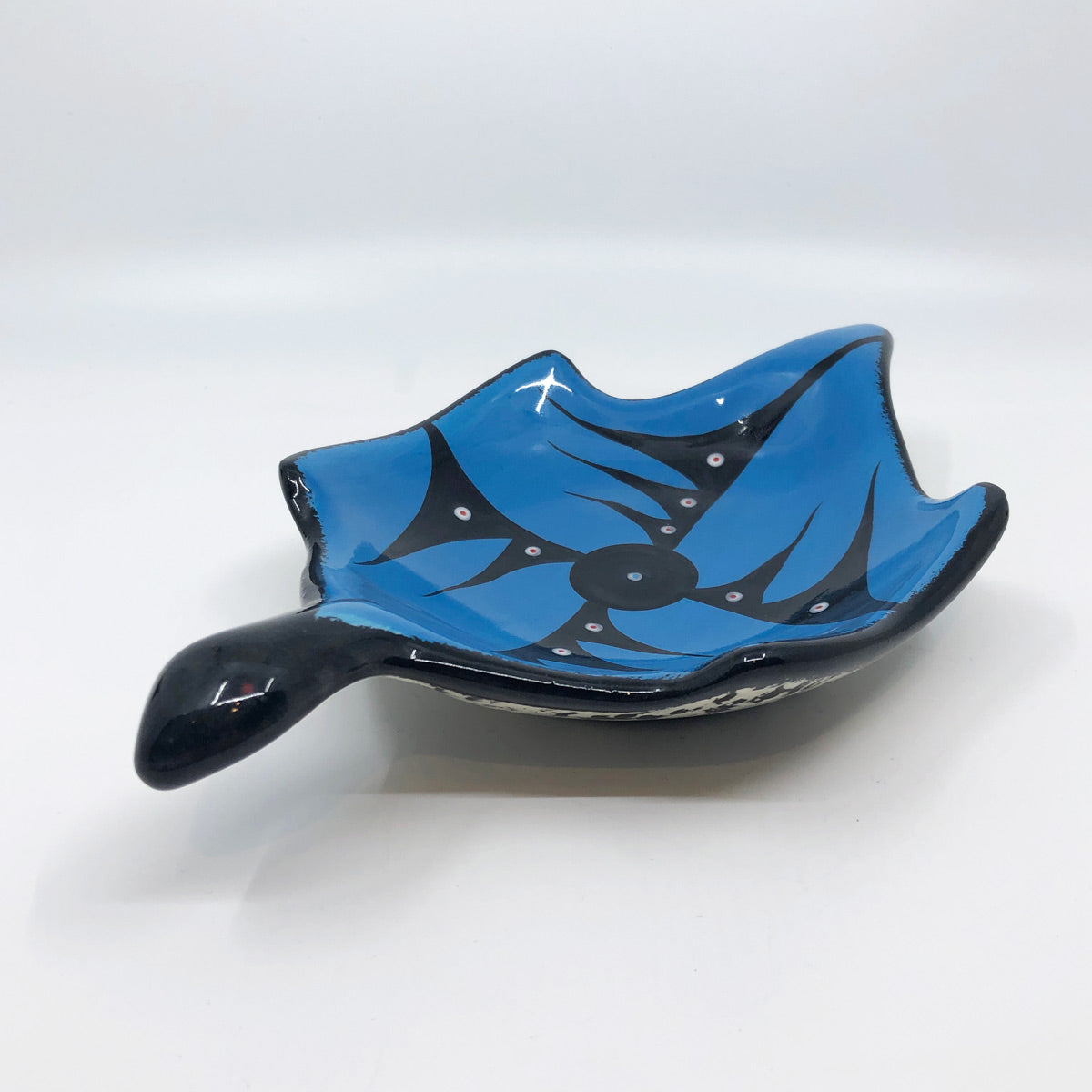 Turtle Dish, Blue