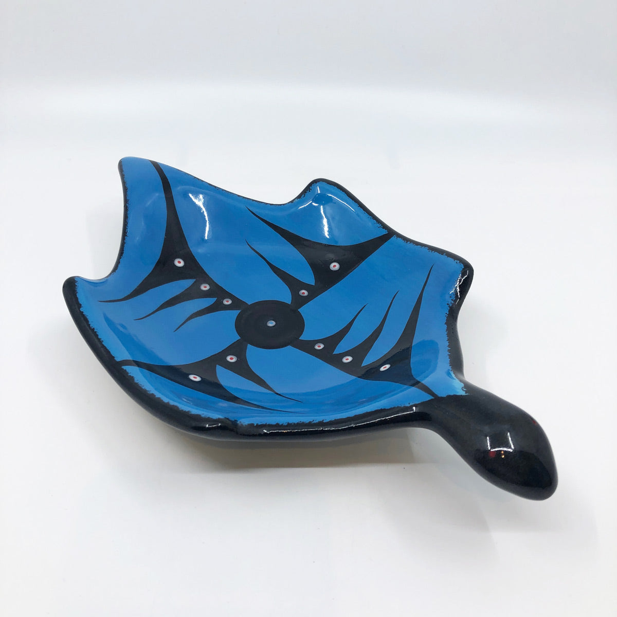 Turtle Dish, Blue