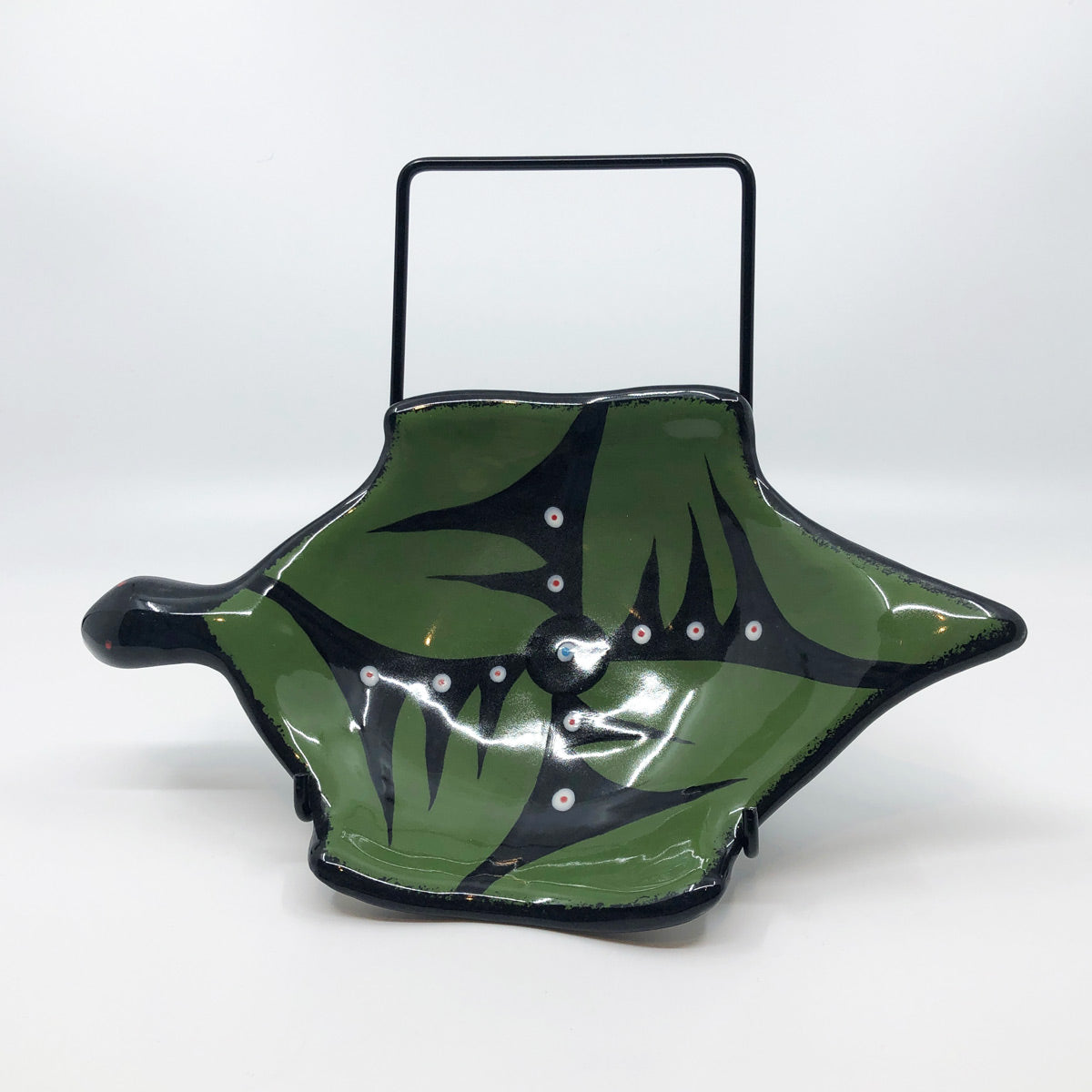 Turtle Dish, Green