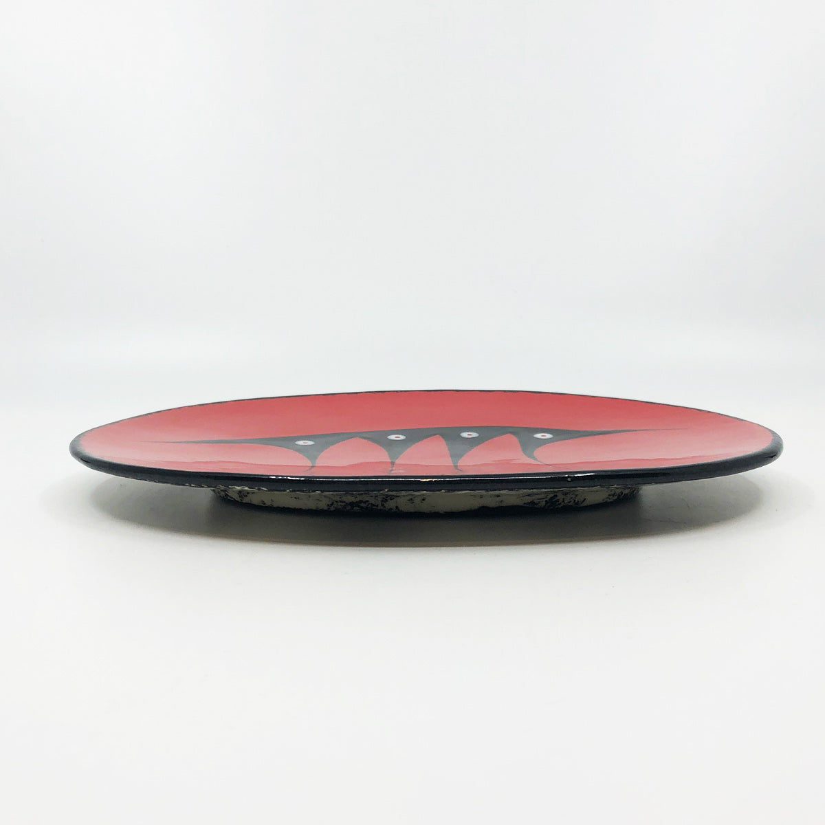 Oval Plate - Medium, Red