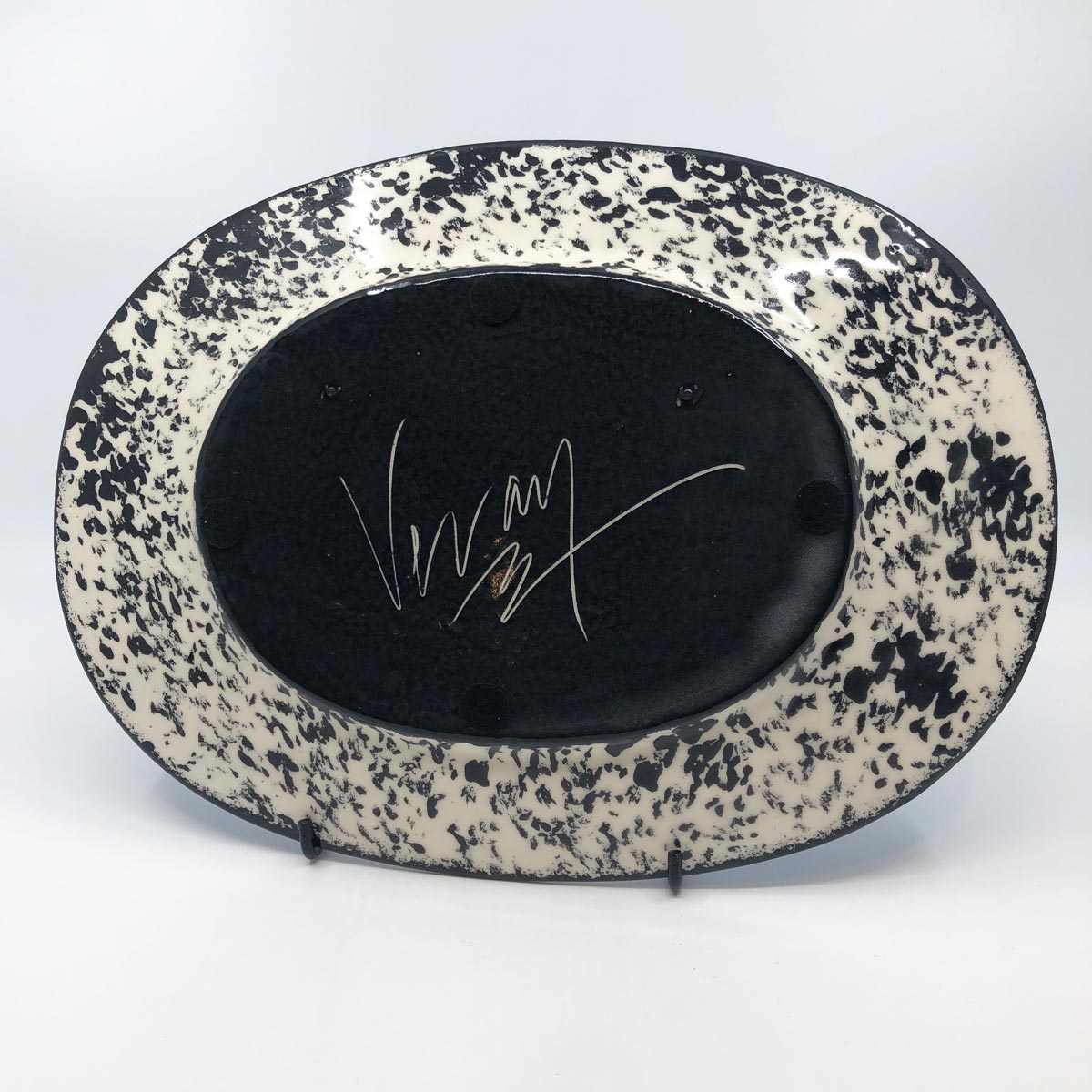 Oval Plate - Medium, Blue