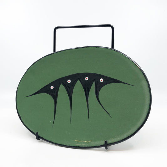 Oval Plate - Medium, Green