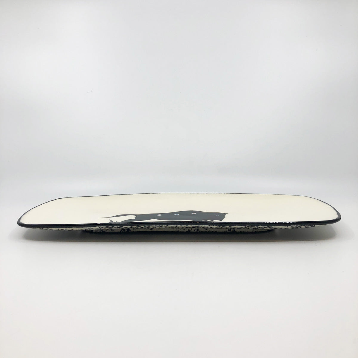Buffalo Platter, White