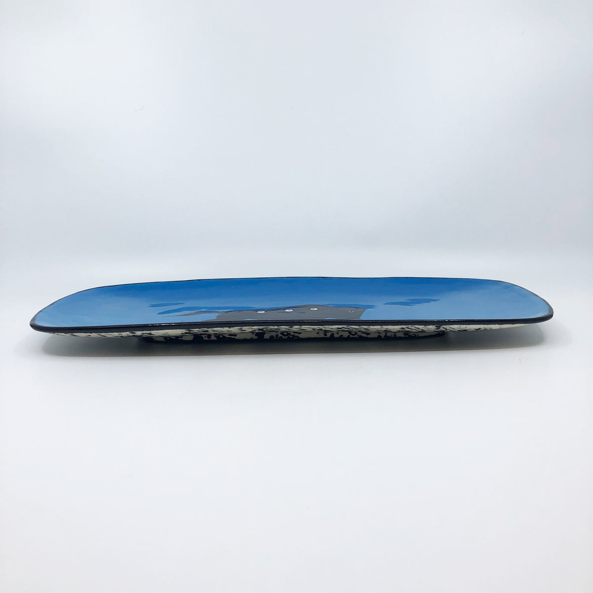 Buffalo Platter, Blue