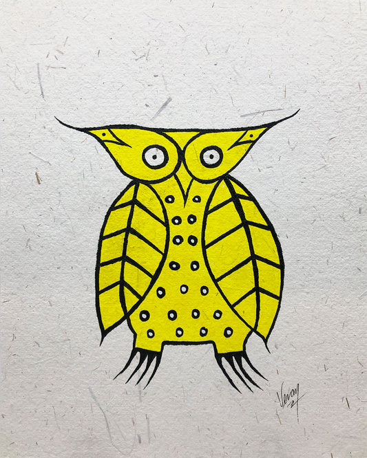 Spirit Animal - Yellow Owl