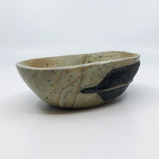 Feather Smudge Bowl
