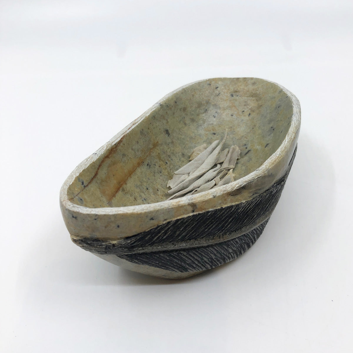 Feather Smudge Bowl