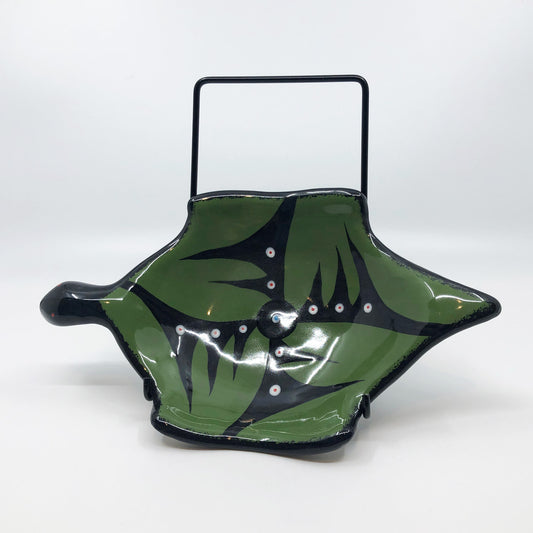 Turtle Dish, Green