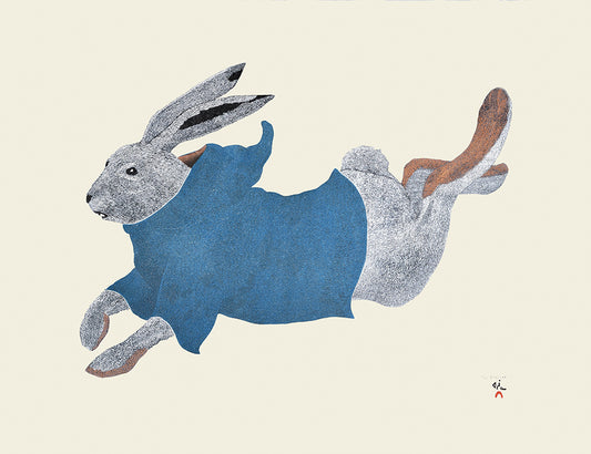 Qimaajug Ukali (Running Rabbit)