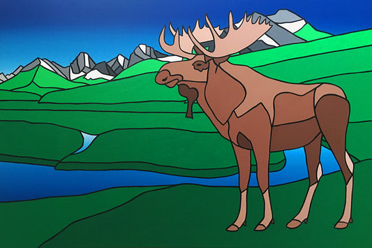 A Happy Moose in Moose Meadows