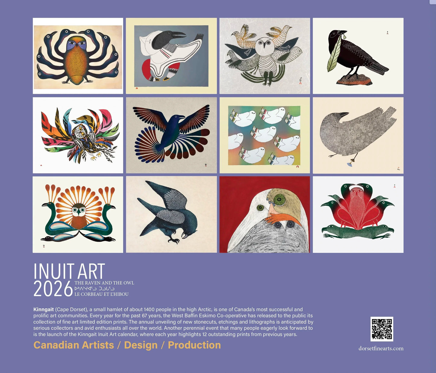 2026 Inuit Art Calendar